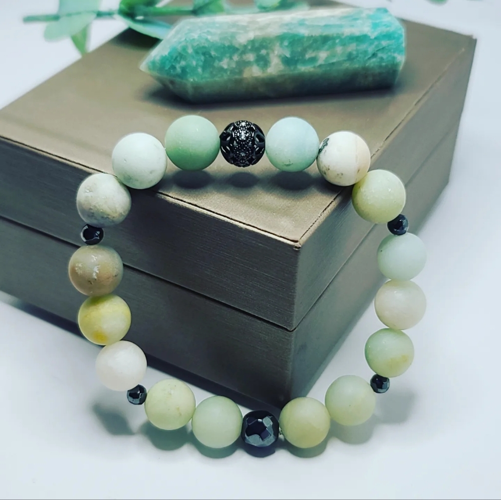 Amazonite bracelet - Picture 5 of 5